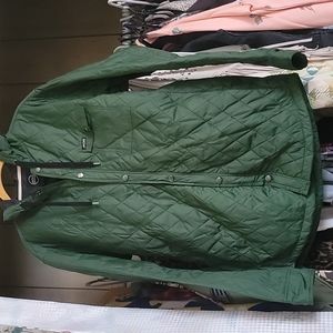 Brand New With Out Tags Mens (or Womens) Jacks Surfboards Size L Green Coat